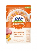 LifeCat Pouch Digestive Mousse Tuna and Pumpkin 70g ТУНЕЦЬ ТА ГАРБУЗ