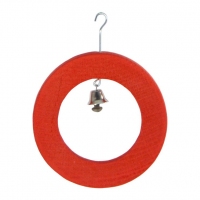 Лорі кільце дерев'яне з дзвіночком10см