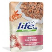LifeCat Pouch Tuna with Shrimps 70g ТУНЕЦЬ З КРЕВЕТКАМИ