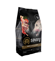 Savory Adult All Breeds rich в Fresh Duck*Rabbit 3kg