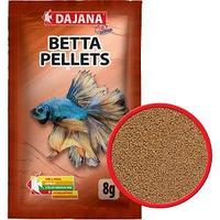 Dajana Betta Pellet 8g Плаваючі гранульовані корми для півнів