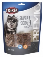 Trixie Ласощі PREMIO Superfoods з куркою, качечкою.яловичиною та бараниною 4*100г