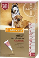 Advocate для собак 10-25кг 2,5мл (1 шт)